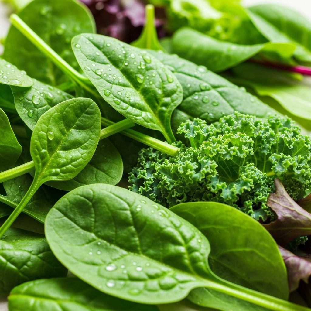 Grünes Blattgemüse als Vitamin-Quelle